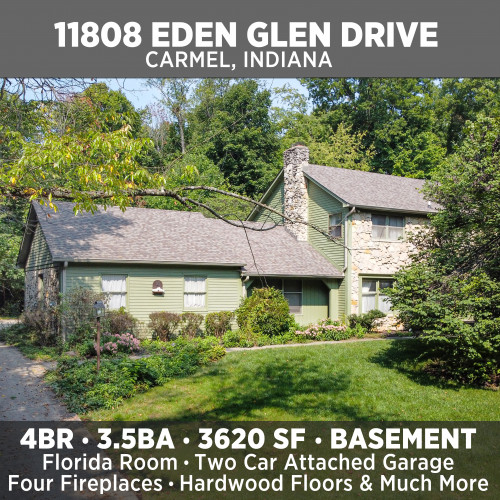Live in the highly sought-after neighborhood of Eden Glen in the Carmel Indiana zip code!