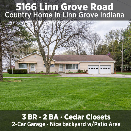 Nice Country Ranch Home in Linn Grove Area