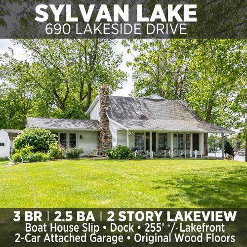 Sylvan Lake - Lake Front - Boat House - Dock Slip & More!