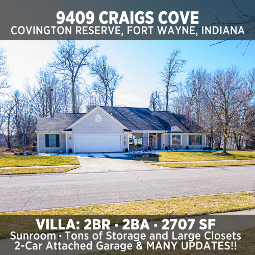 Beautiful Villa in Covington Reserve with Many Updates! Plus Full Home Generator!