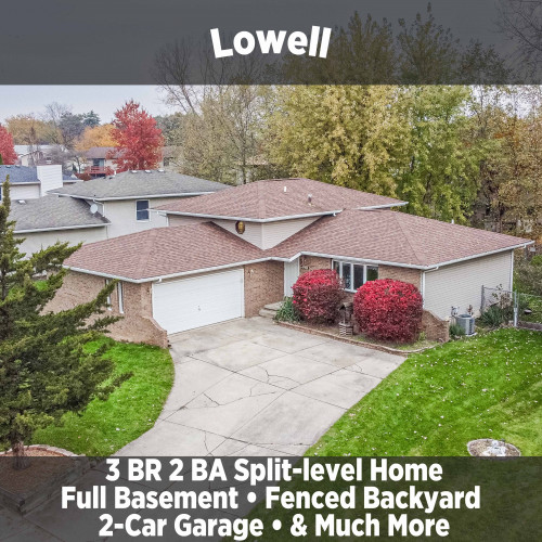 Charming 3 Bedroom 2 Bathroom Split-level Home in Lowell Indiana