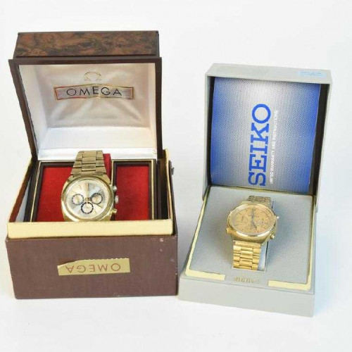 Men's Seiko & Omega Wrist Watch