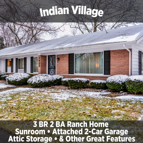 3 Bedroom 2 Bathroom Ranch Home in Indian Village **PERSONAL PROPERTY SELLS AT A LATER DATE**​​​​​​​